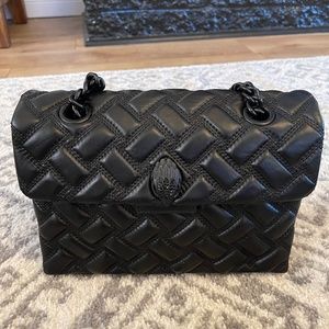 Kurt Geiger Kensington Bag Drench - Black Quilted Black Hardware